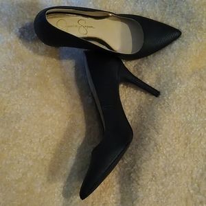 Jessica Simpson black high heels
